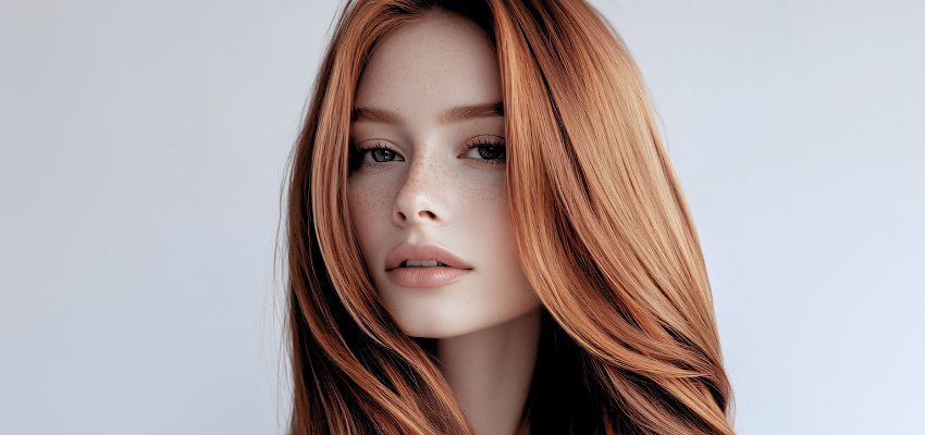 Copper Red usually flatters people with fair to medium skin and cool or pink undertones.