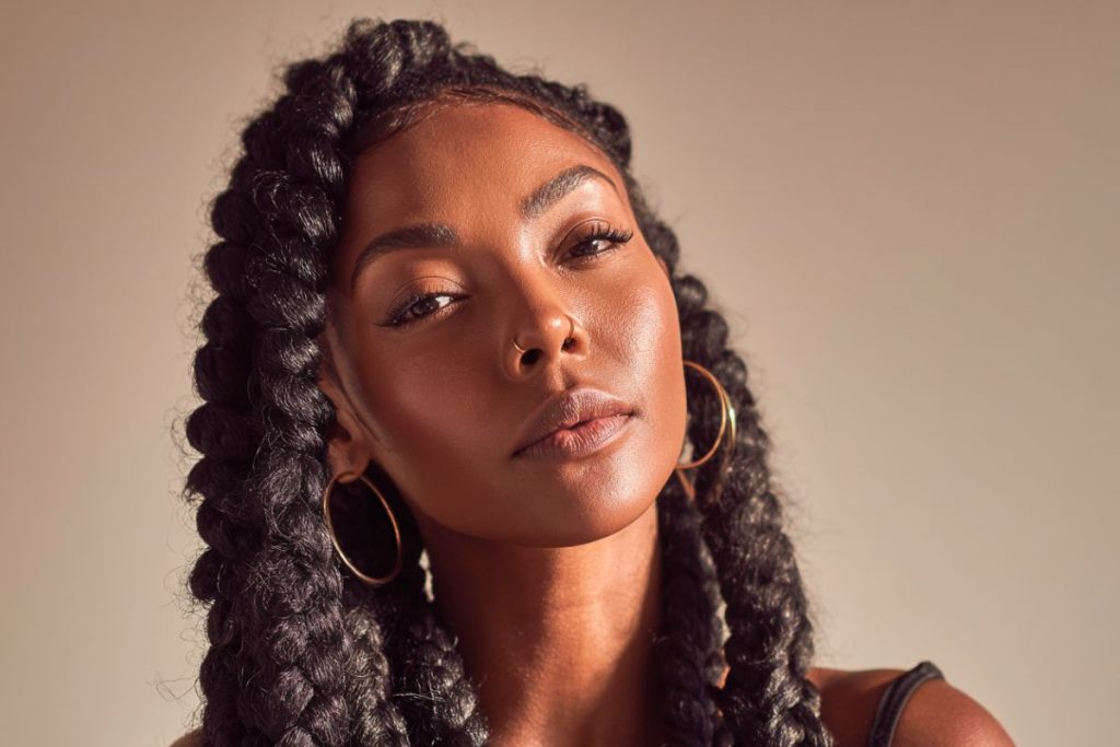 How To Rock Jumbo Knotless Braids Like A Pro